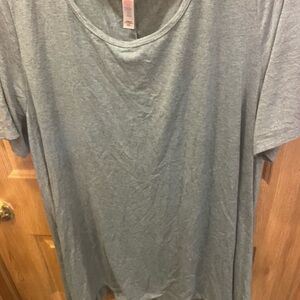 LuLaRoe Gray Striped Top